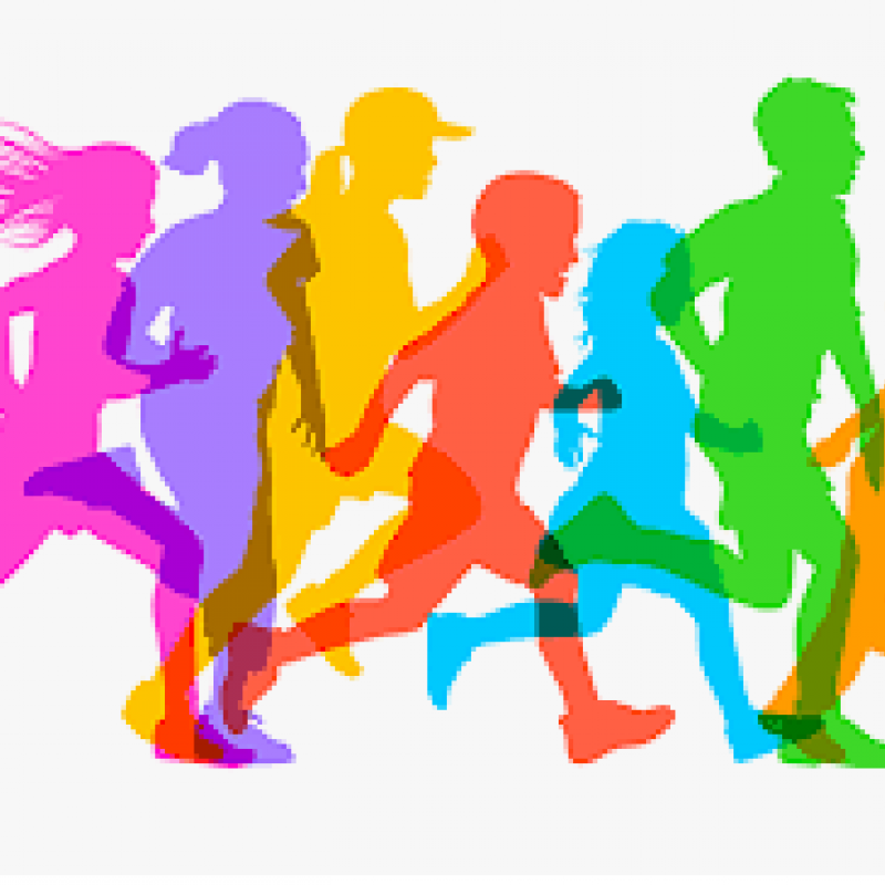 children running